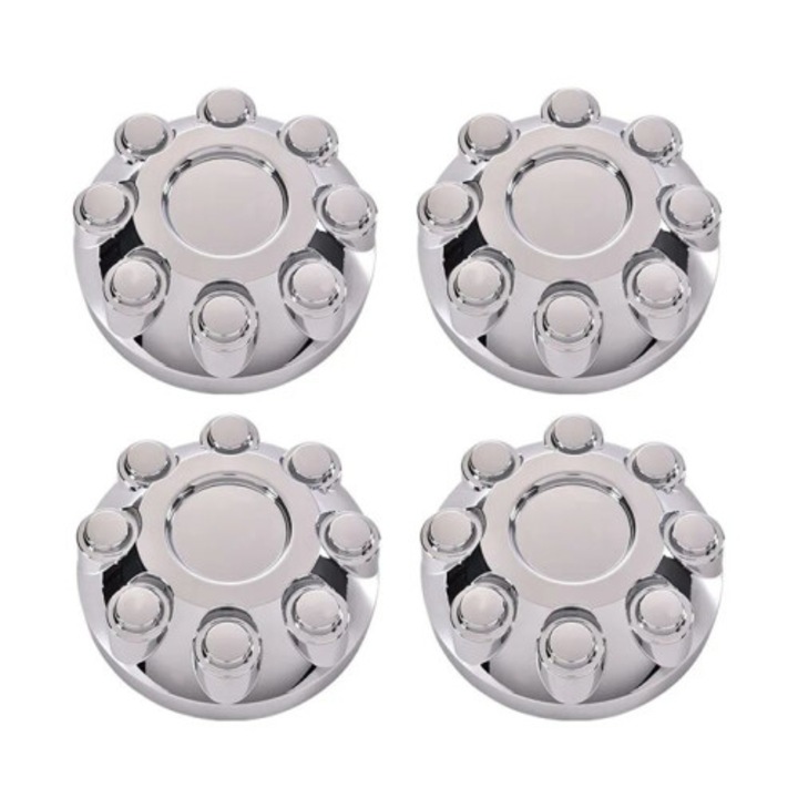 Kerékközép sapkák/agy sapkák 52121450AB/52121450AD, 8 csavaros, 17 hüvelykes, kompatibilis Ram 2500/3500 2003-2013 modellekkel, krómozott, 4 darab