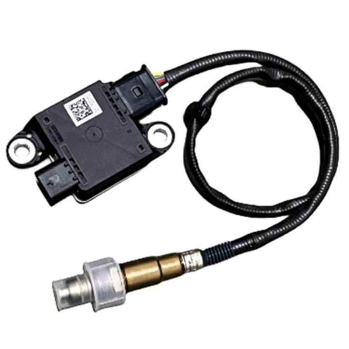 DPF érzékelő, részecskeszonda 8983550720/0281006991 D-MAX-hoz, elektromos csatlakozóval, védett kábellel, fekete/fémes, 1 db