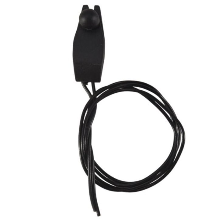 Senzor temperatura ambienta exterior 277228552R, senzor temperatura aer exterior, compatibil cu Renault Clio II/III, Megane II, Laguna II, cu cablu, negru, 1 buc