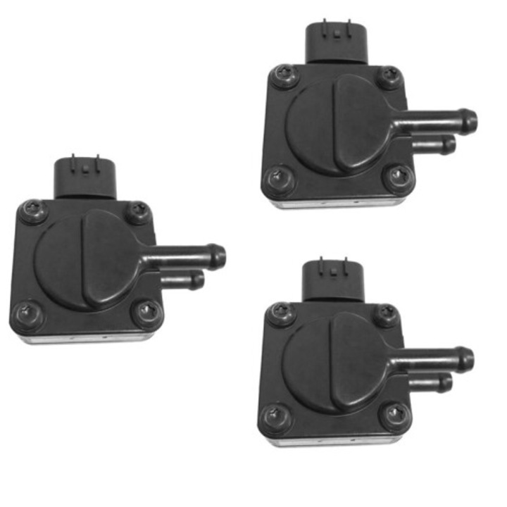 3 darabos készlet, Differenciálnyomás-érzékelő 2.0 CDTI-hez, RF7J-18-2B5/RF7J182B5, kompatibilis PSD1-K4238/1150-12F06, Fekete