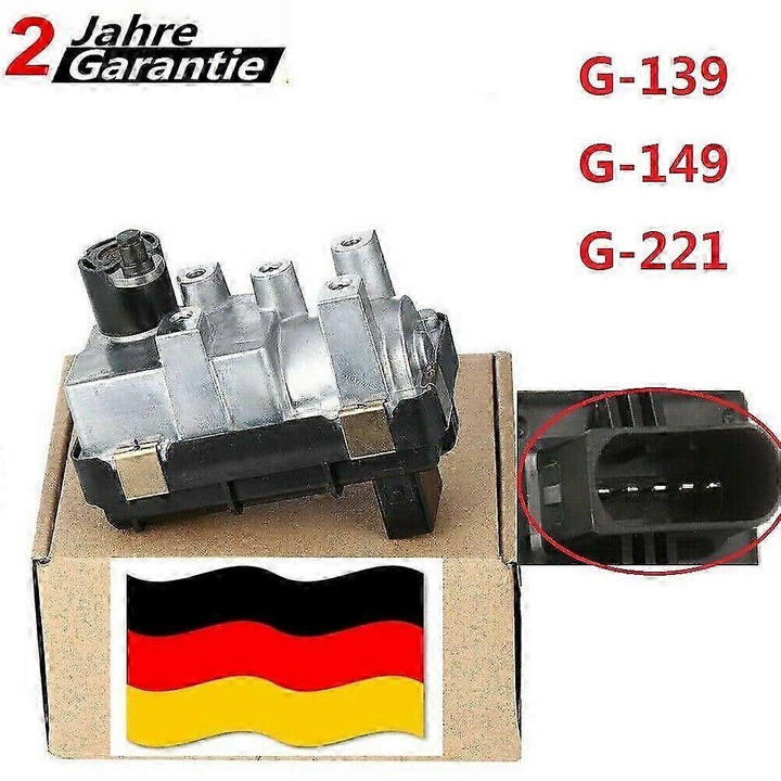 Turbó elektromos aktuátor Jaguar X-Type Ford Mondeo 2.0/2.2 TDCi 20x13x8cm-hez