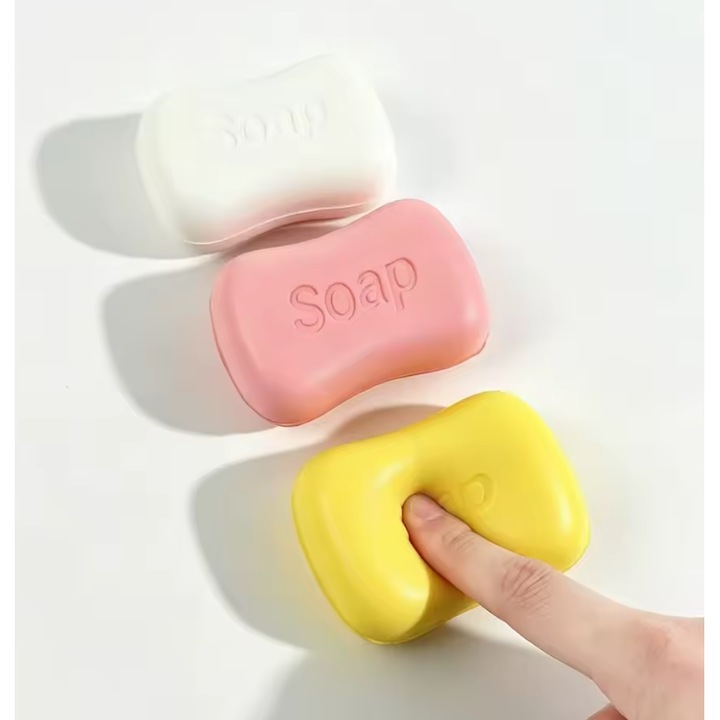 Вирусен САПУН / SOAP SQUEEZE 2026 VICTINY® МОДЕЛ САПУН ICE CUBE 1 БР. НА СЛУЧАЕН ПРИНЦИП, 5 см, интерактивна играчка за деца и възрастни, антистрес