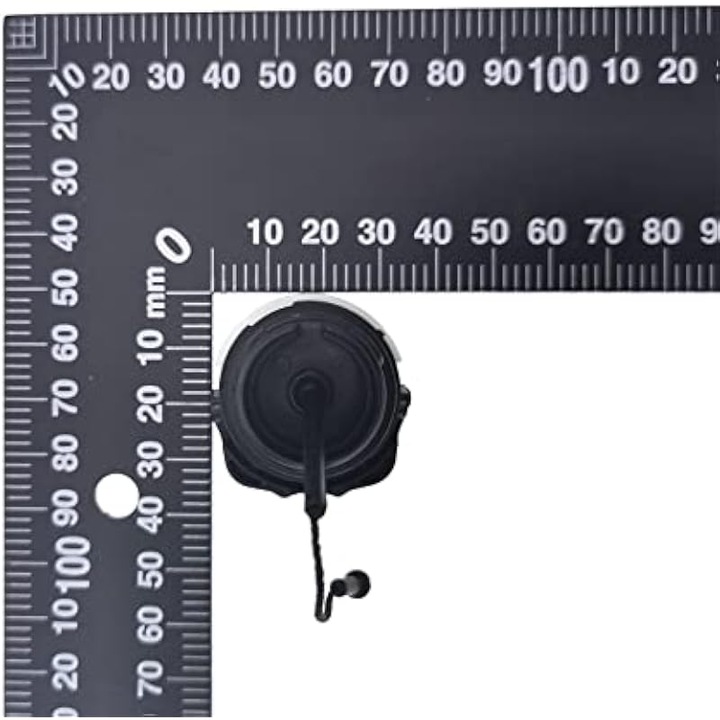 Capac umplere ulei (dop ulei) compatibil cu Stihl MS-181/181C/200/200T/230/240/250/260/340/360, cu snur de fixare, din plastic rezistent, Negru, 1 buc