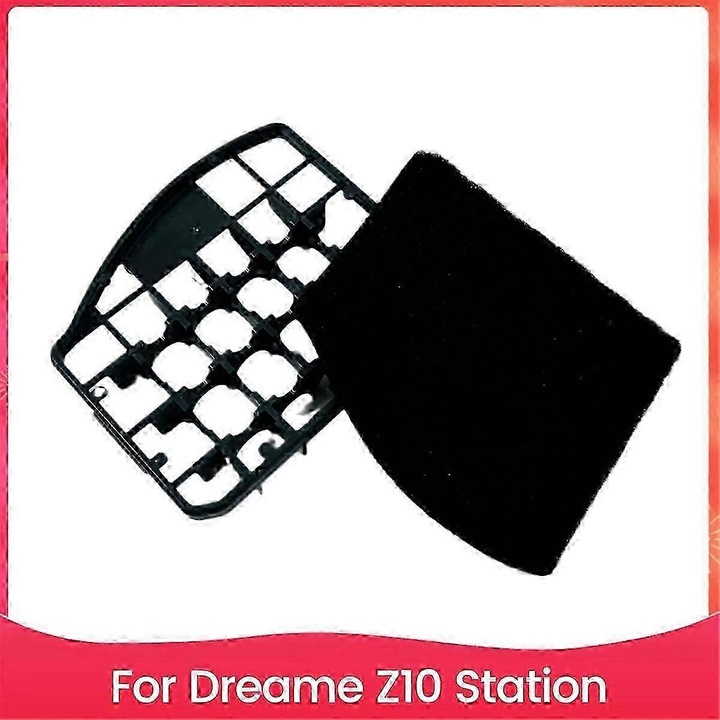 Filtru de admisie aer pentru Dreame Z10 Station V2308, element filtrant din bumbac, filtrare cu eficienta ridicata, curatabil si reutilizabil, Negru, 1 buc