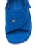 Nike, Sandale cu imprimeu si benzi velcro Sunray, Albastru royal, 25 EU