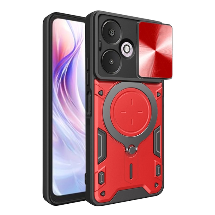Carcasa de protectie pentru Xiaomi Redmi 13C 5G, rosu