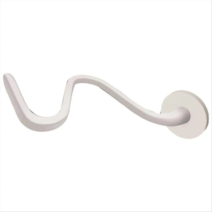 Suport usa masina de spalat, flexibil, alb, 66cm