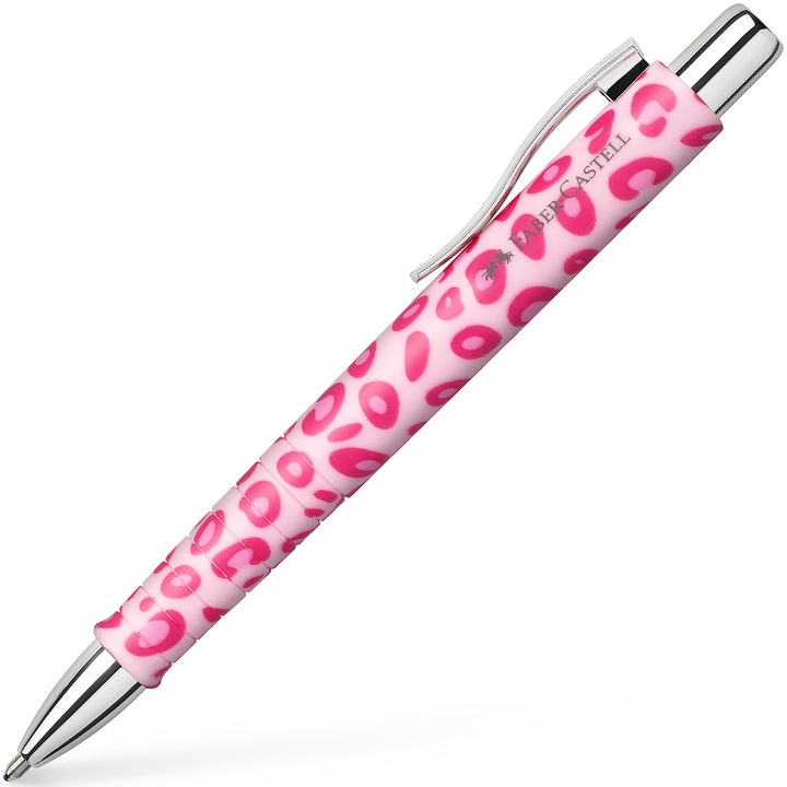 Химикалка с механизъм Faber-Castell Polyball Leo Sugarspots XB