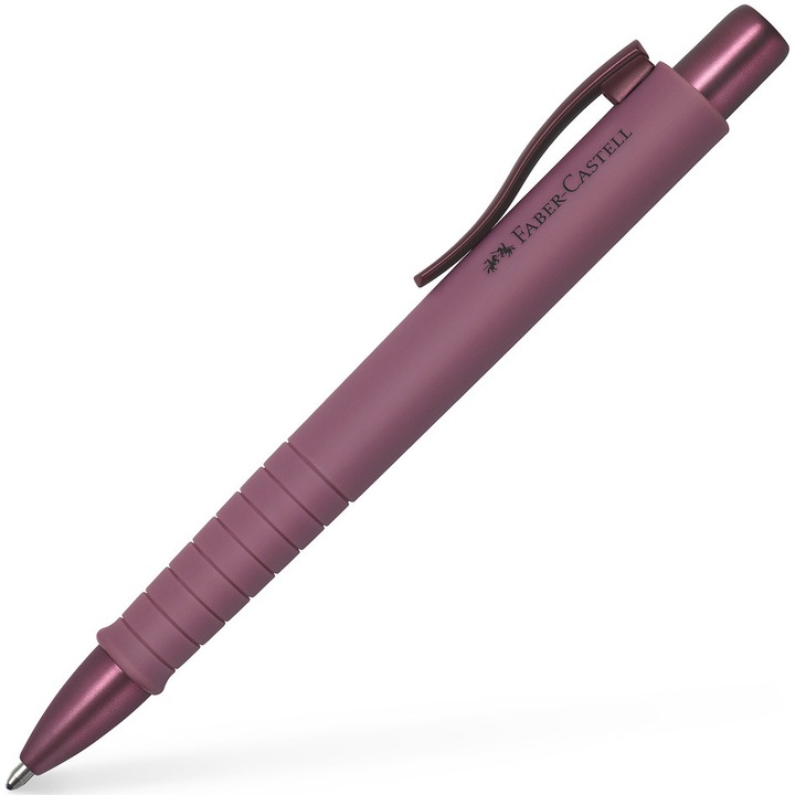 Химикалка с механизъм Faber-Castell Polyball Urban 2025, Бордо, XB