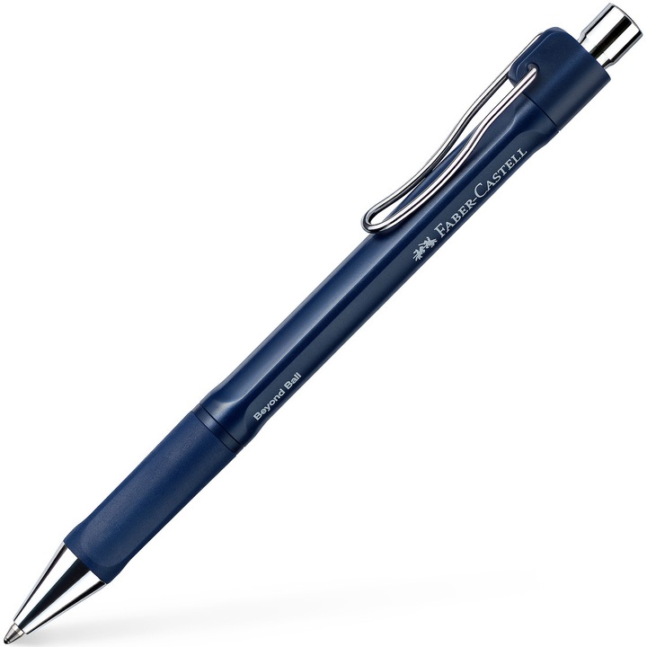 Химикалка с механизъм Faber-Castell Beyond, Син, M