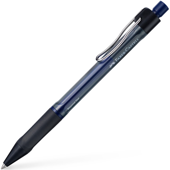 Pix cu gel cu mecanism Faber-Castell Beyond albastru 0.7mm