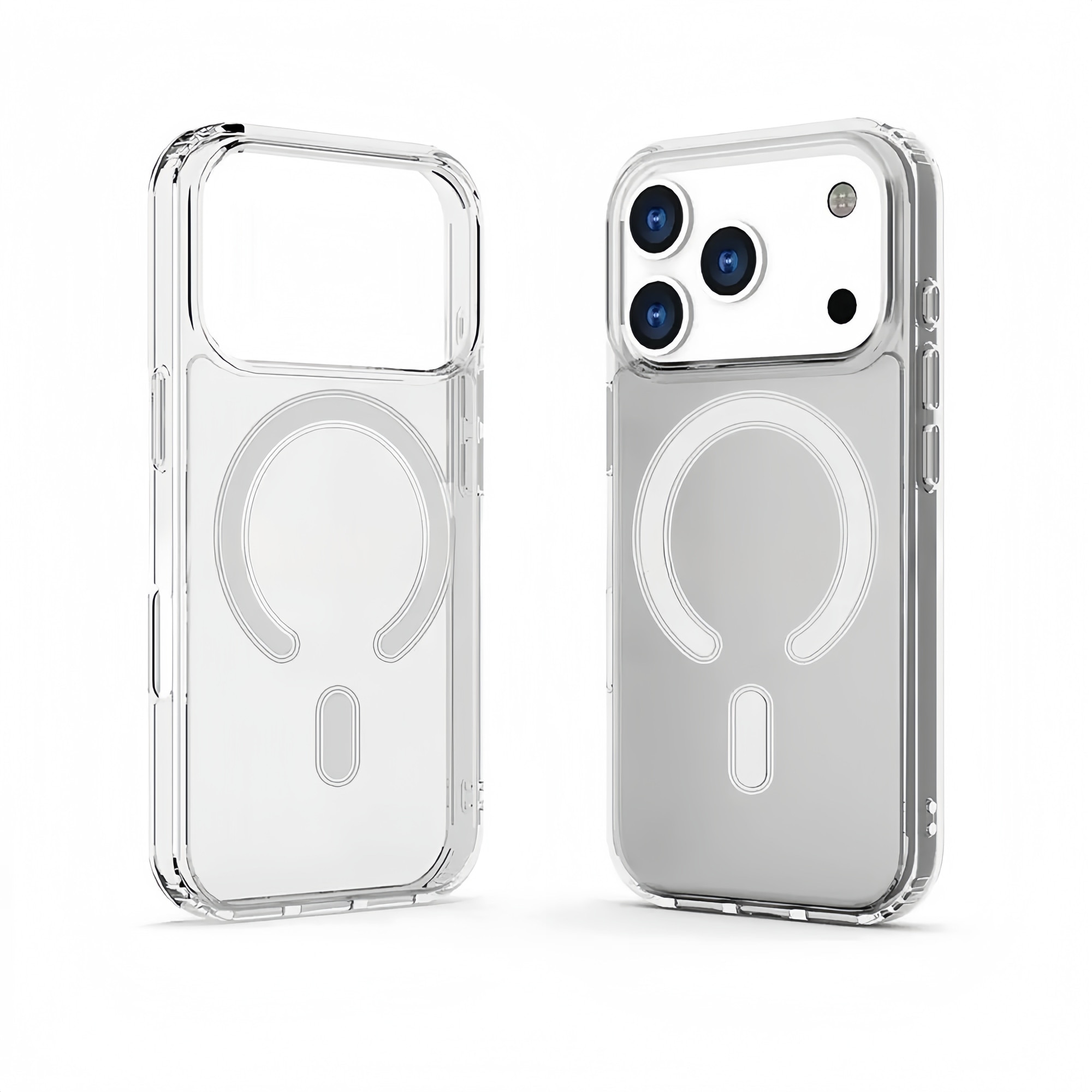 Husa MagSafe, Kynetic®, compatibil cu iPhone 18 Pro Max, iPhone 17 Pro Max, 1mm Ultra-Subtire, Transparenta Protectie Airbag Anti-Soc, Margini Moale Fara Zgarieturi, Custodie Subtire, Husa Anti-Soc