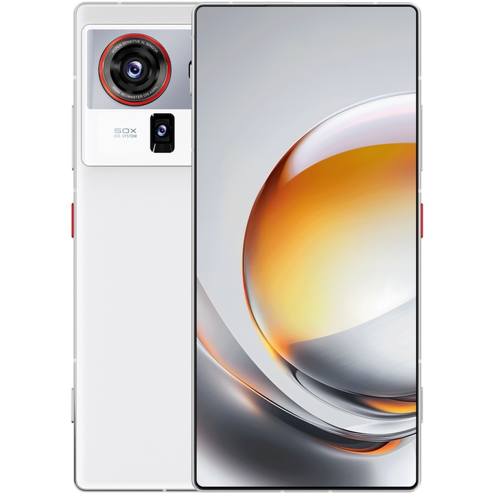 ZTE nubia Z80 Ultra, 5G, Dual SIM, Procesor Snapdragon 8 Elite, Ecran AMOLED 6.85", 16GB RAM, 512GB Flash, Alb