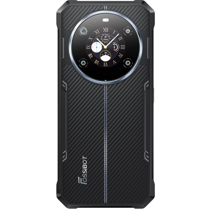 FOSSiBOT F109s mobiltelefon, 4G, Dual SIM, Dual Display 6.74" + 1.32", Helio G81, 6GB RAM, 256GB, 10600mAh, IP68/IP69K, Android 14, kék