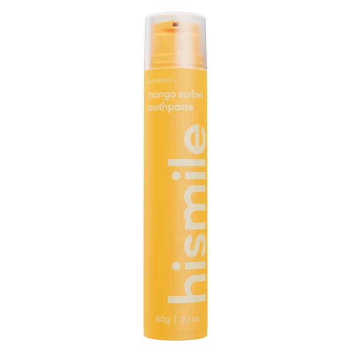 Паста за зъби с флуор и аромат на манго, Mango Sorbet, Hismile, 60 g