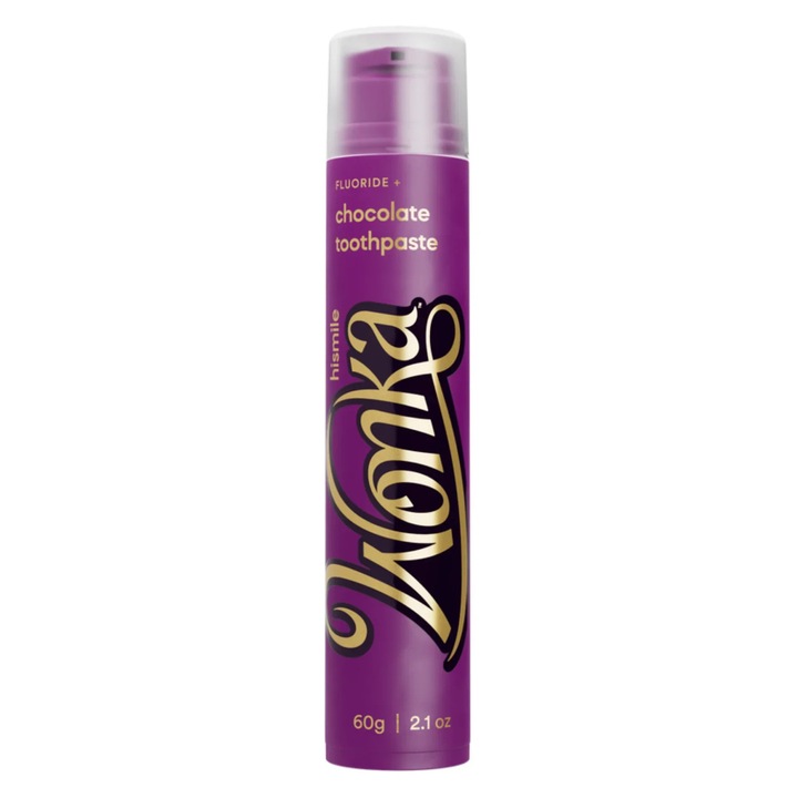 Паста за зъби с флуор и аромат на шоколад, Wonka Chocolate, Hismile, 60 g
