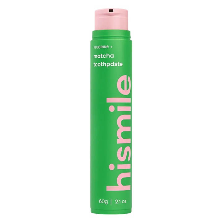Паста за зъби с флуор и аромат на Матча, Hismile, 60 g