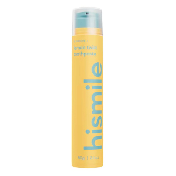 Паста за зъби с флуор и аромат на лимон, Lemon Twist, Hismile, 60 g