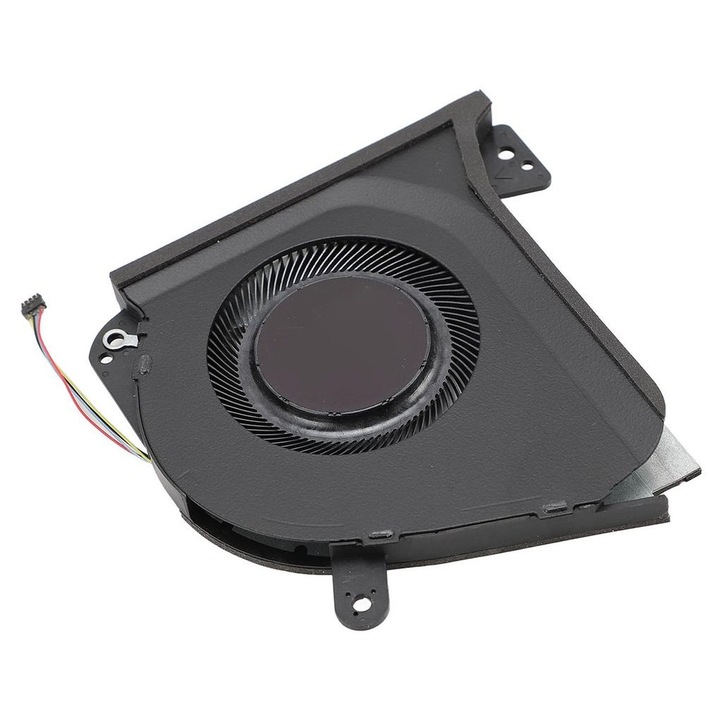 Laptop CPU hűtőventilátor, kompatibilis cooler ROG GA503R/GA503RM/GA503RW/GA503RX (2022) modellekkel, 4 tűs, fém/ABS, fekete, 1 db