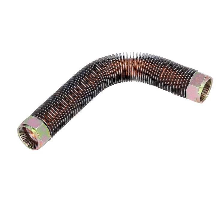 Tub evacuare compresor aer, 25mm, 26cm, aluminiu si alama