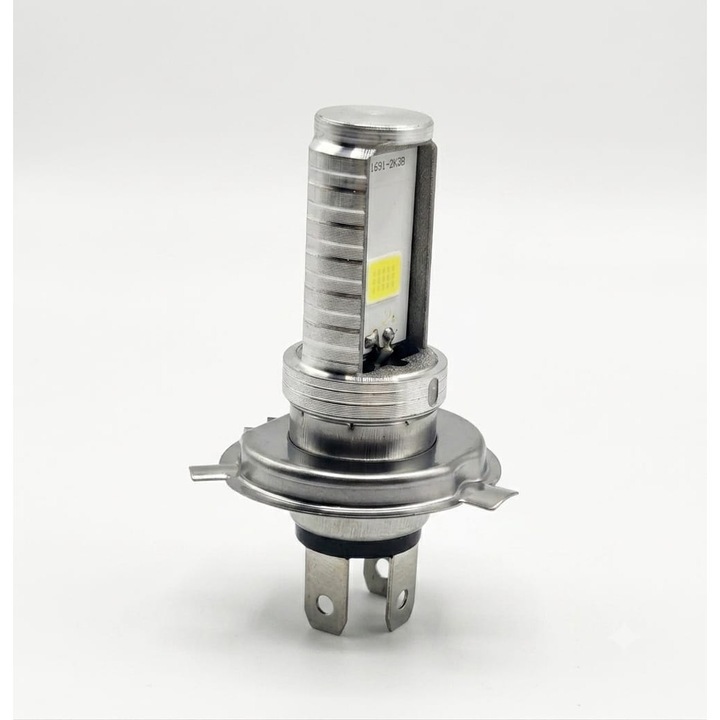 Bec LED Auto Moto H4 12V DC, Rezistent la apa, Durata viata 30000h, TM Motorcycle Parts