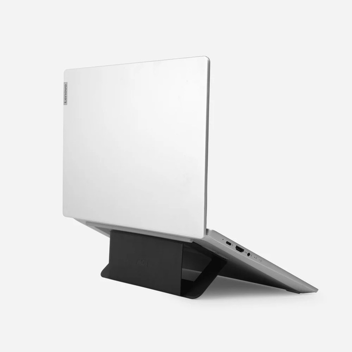 Стойка за лаптоп Moft Airflow, подвижна, черна