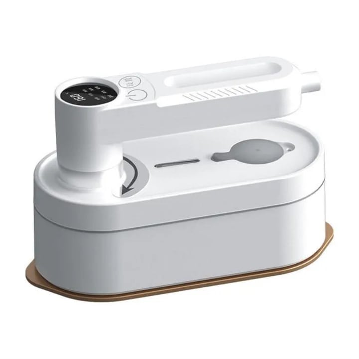 Fier de calcat cu aburi portabil 1200W 8 moduri alb compact