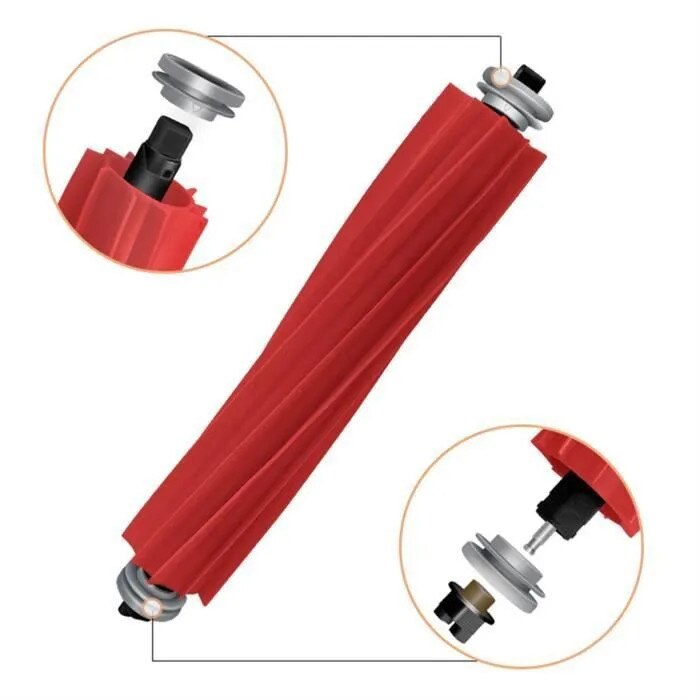Perie laterala filtru HEPA accesorii aspirator robot 30x10cm