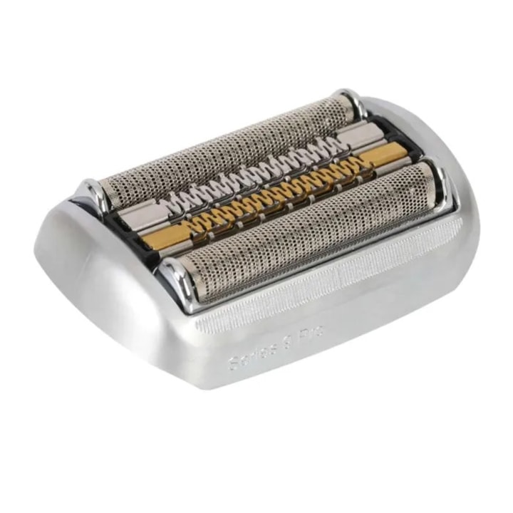Cap pentru aparat de ras electric Series 9 Pro, cap de cutit si folie mesh, compatibil cu mai multe modele, argintiu, 1 buc