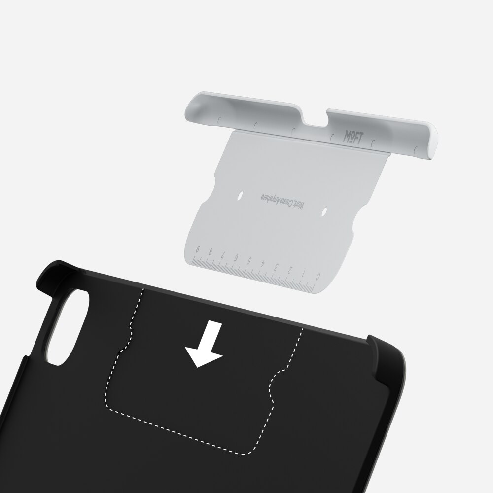 Husa tableta Moft Dynamic folio, negru, 13"