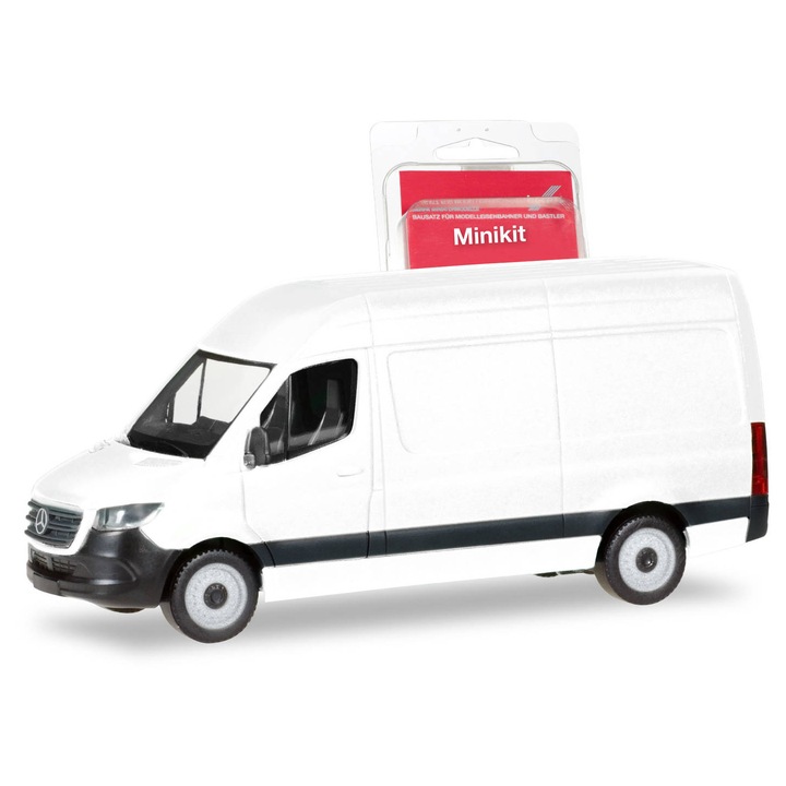 Hepa Minikit, Mercedes Sprinter teherautó '18, fehér, H0, 013475, 14+