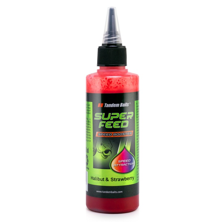 Booster crap Tandem Baits SuperFeed Speed 100 ml Halibut & Capsuna