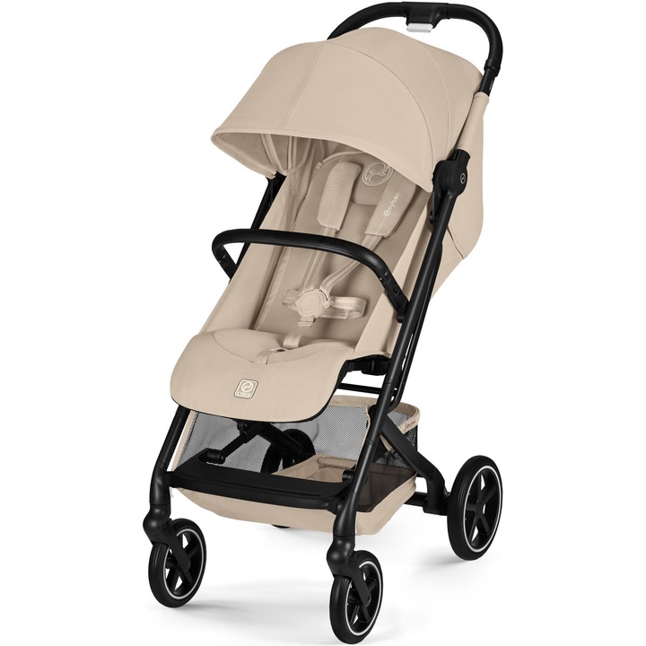 Carucior pentru copii Cybex Beezy, cadru negru, Almond Beige