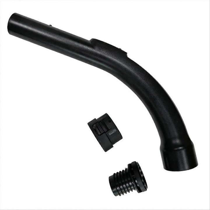 Ívelt markolat porszívóhoz (könyök), kompatibilis S2110, S501, S524, Complete C1/C2/C3 modellekkel, cikkszám 5269091, műanyag, állítható szívóerő-szabályozással és reteszelő funkcióval, fekete, 1 db