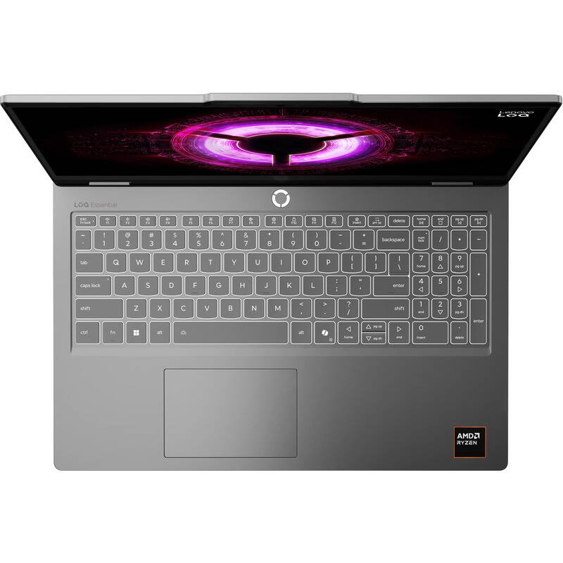 Laptop Lenovo LOQ Essential FHD 15.6 inch AMD Ryzen 7 170 16GB 512GB SSD RTX 5060 Windows 11 Home Luna Grey
