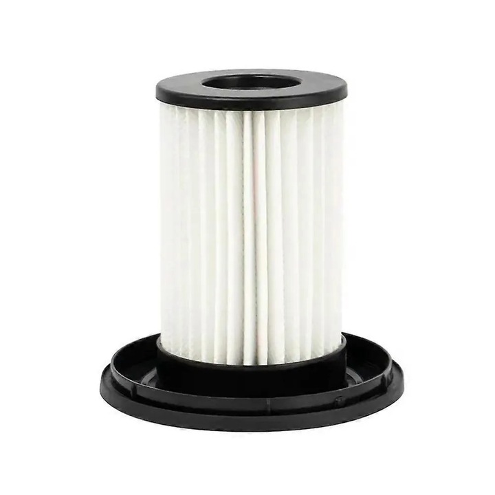 Filtru HEPA pentru aspirator Bosch Unlimited Gen2 Seria 8, model 12036642/12023349, din ABS si material HEPA, capteaza praf fin, Alb/Negru, 1 buc