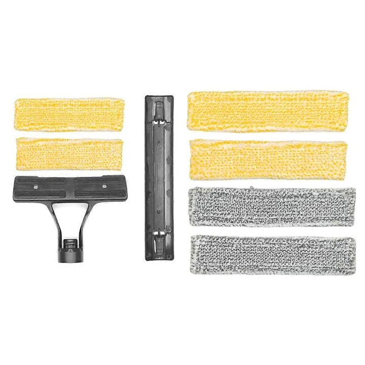 Set accesorii lavete microfibre pentru aspirator geam Karcher WV1 WV2 WV5 WV7, multicolor