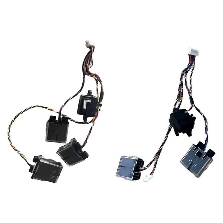2 darabos készlet, Szakadékérzékelő egység Roborock P10S Pro / Q Revo Master készülékhez, LDS érzékelővel, bal/jobb érzékeléssel és leesés elleni védelemmel, műanyag, A kép szerint
