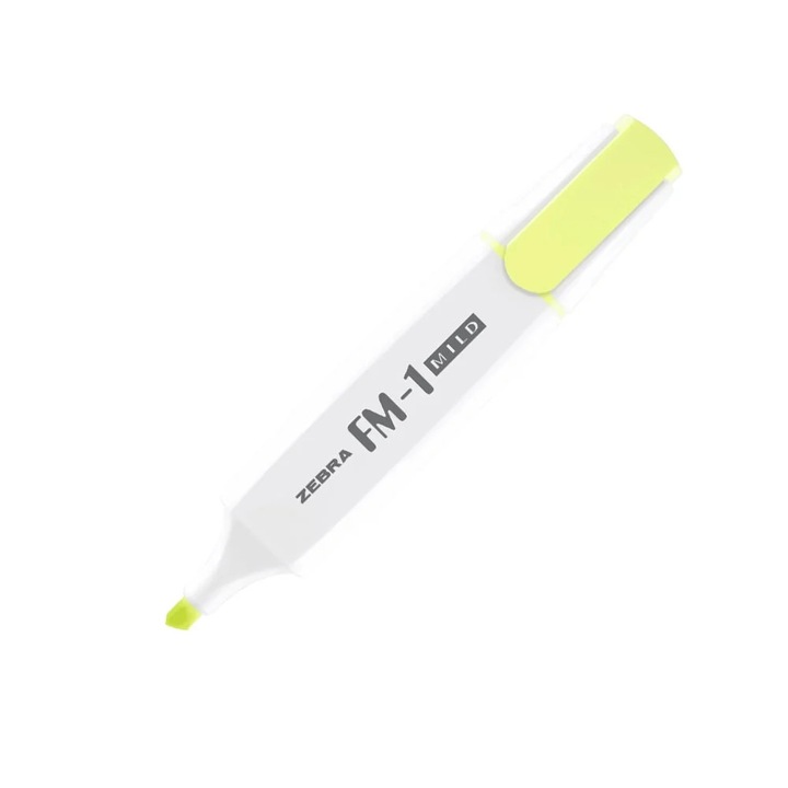 Zebra FM-1 Mild szövegkiemelő, 3.5 mm, sárga