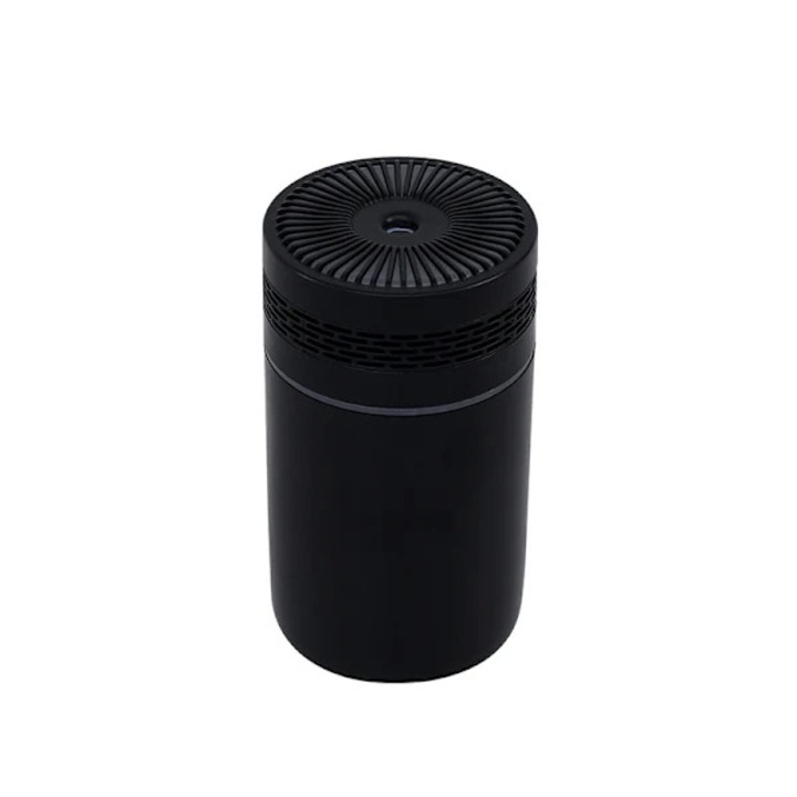 Umidificator mini Silent, vaporizator silentios, portabil, negru/alb, 250 ml