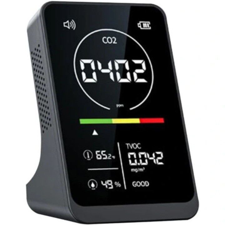 Detector alarma dioxid de carbon, termometru umiditate interior, kit senzori smart home