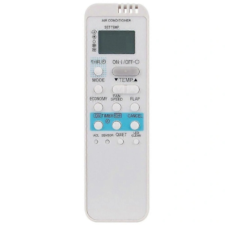 Távirányító légkondicionálóhoz, kompatibilis Sanyo RCS-7HS4E-G, fekete