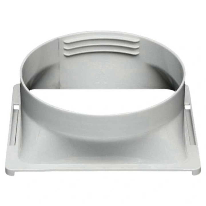Légkondicionáló tömlő adapter, csatlakozó hordozható légkondicionálóhoz, könnyű szerelés, tartós műanyag, fehér, 1 db