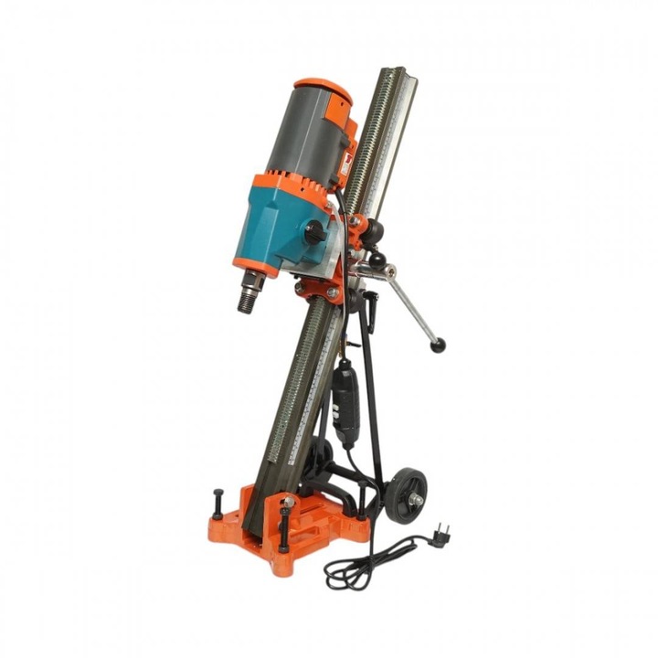 Masina profesionala de carotat beton cu stativ mobil 3600W, 220V, diametru maxim 305mm, 2 trepte viteza, sistem racire apa, gaurire umeda/uscata Breckner Germany