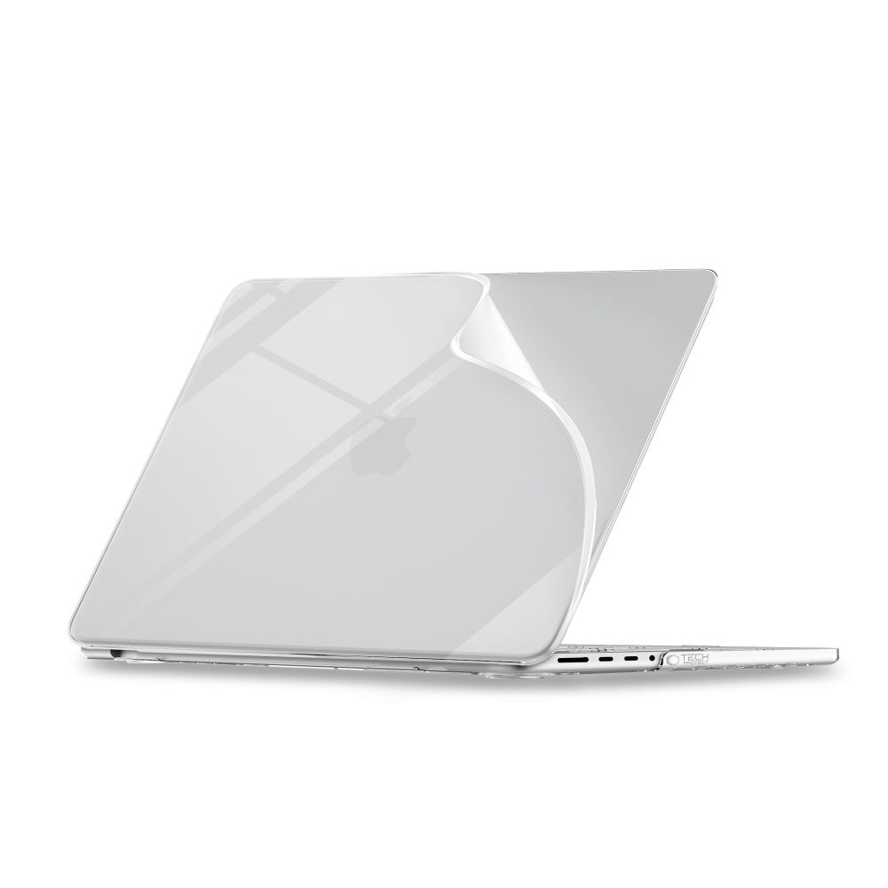 Carcasa laptop Tech-Protect SoftShell compatibila cu MacBook Pro 14 inch 2021-2016, Transparent