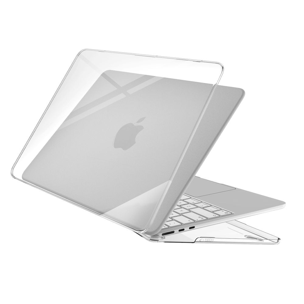 Carcasa laptop Tech-Protect SoftShell compatibila cu MacBook Air 13 inch 2023-2016, Transparent