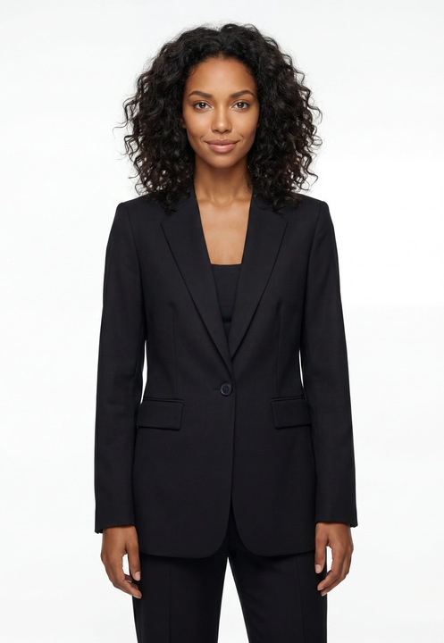 Női fekete Slim Fit zakó Pako Lorente, Fekete