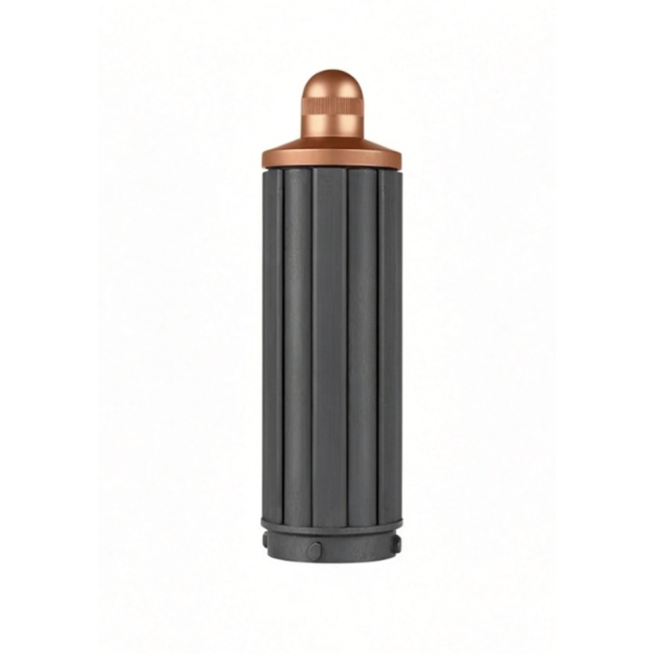 Cap pentru ondulator (baril) compatibil Dyson, 40 mm, directie dubla, scurt, auriu