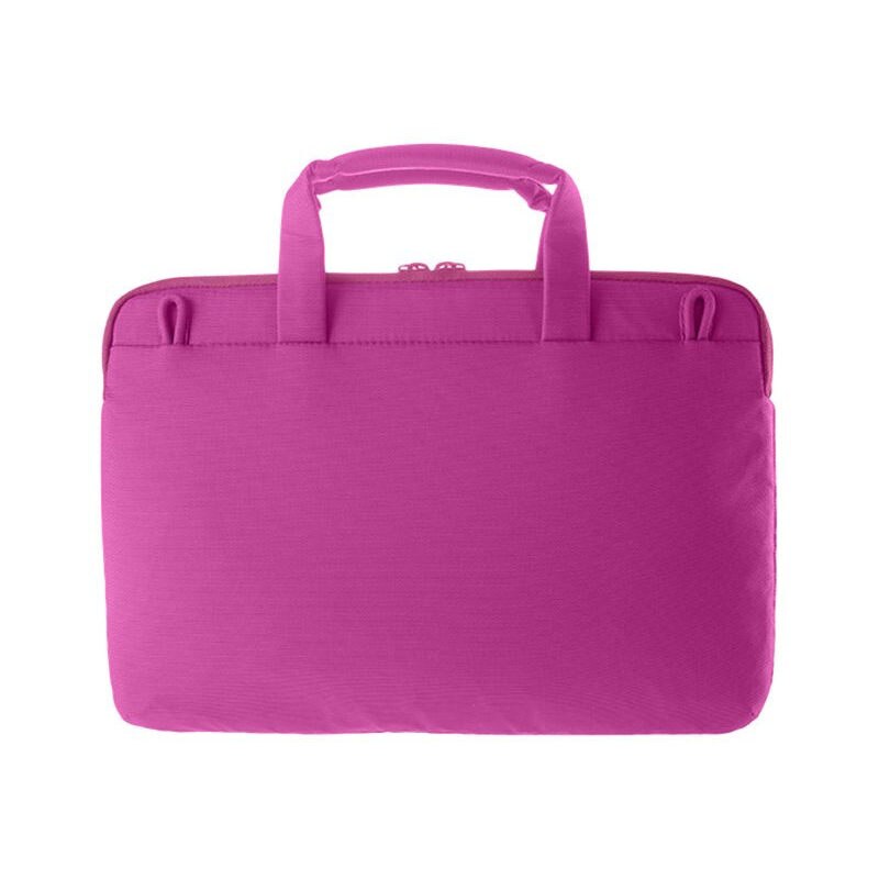 Geantă laptop Tucano Work Out 3 Super Slim 13", fucsia, 37x26x7cm, material nylon, antișoc