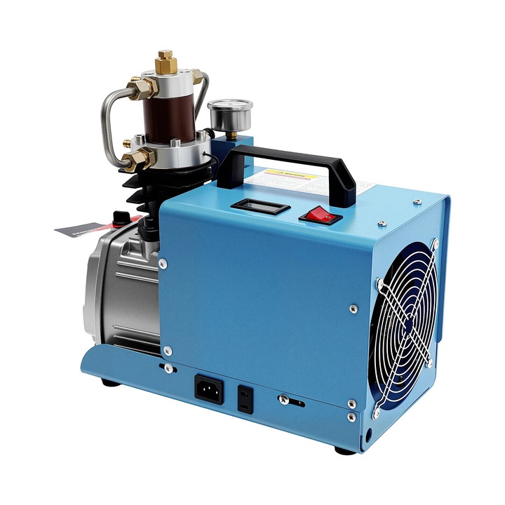Compresor de aer electric, Pompa compresor 2 trepte, 1800 W, 300 bar, 83 l/min, 220 V, Stecher UE